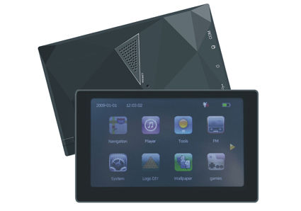Auto GPS navigatiesysteem V4300 Met Bluetooth, Digitaal Display Touch Screen